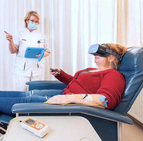 Medizinische Virtual-Reality-Plattform - SyncVR - für Schmerzmanagement