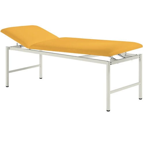 Manuelle Untersuchungsliege - MEDI-LUX Siesta - SIMPEX - mit verstellbarer Rückenlehne / auf Rollen / zweiteilig