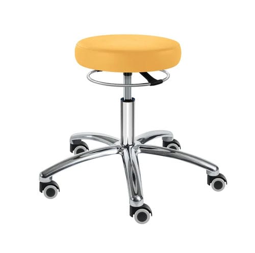 Hocker für Gesundheitseinrichtungen - SELLA-MED Corona Midi - SIMPEX - höhenverstellbarer / drehbar / auf Rollen