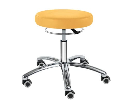 Hocker für Gesundheitseinrichtungen - SELLA-MED Laudatio Corona Maxi - SIMPEX - höhenverstellbarer / drehbar / auf Rollen