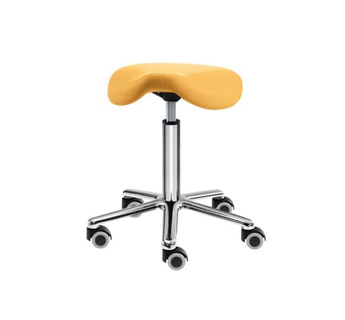 Hocker für Gesundheitseinrichtungen - EQUITUS Manus Mini - SIMPEX - höhenverstellbar / drehbar / auf Rollen