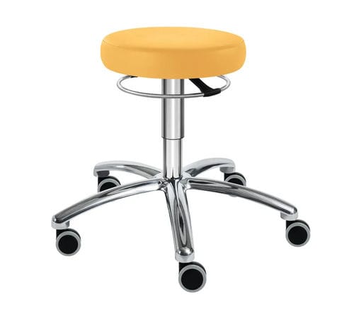 Hocker für Gesundheitseinrichtungen - SIMPO-THRONA Corona Midi - SIMPEX - höhenverstellbarer / drehbar / auf Rollen