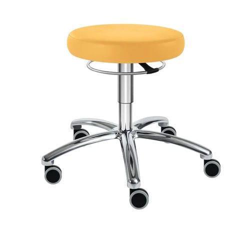Hocker für Gesundheitseinrichtungen - SIMPO-THRONA Corona Maxi - SIMPEX - höhenverstellbarer / drehbar / auf Rollen