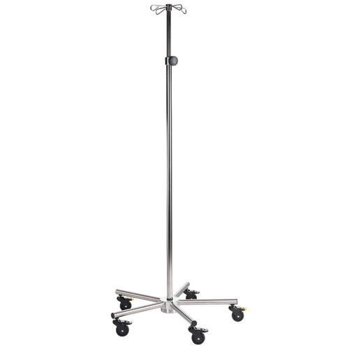 Infusionsstativ auf Rollen - SIMPO-CARE Maxi - SIMPEX - 4 Haken / Edelstahl / höhenverstellbarer