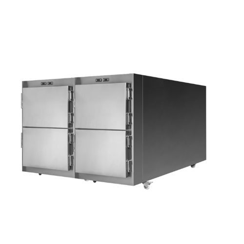 Leichenkühlzelle für Leichentragen - PSTG-4 - Puresystems - 4 Körper / mit Frontöffnung / mit Tür