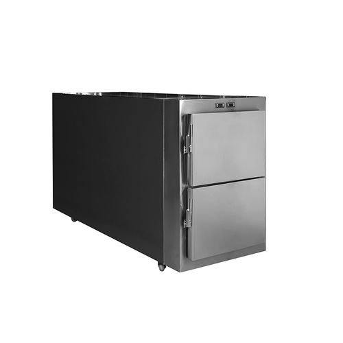 Leichenkühlzelle für Leichentragen - PSTG  - Puresystems - 2 Körper / mit Frontöffnung / 2-türig