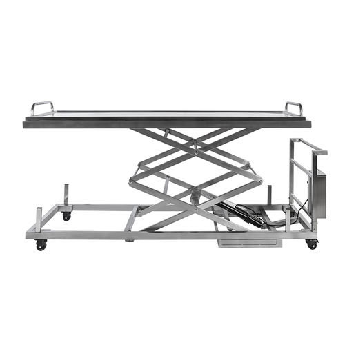 Transfer-Leichentransportwagen - e-PSTG-1531 - Puresystems - elektrisch / manuell / Edelstahl