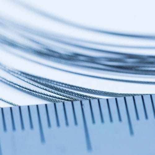 Gereinigtes Drahtseil - Carl Stahl Technocables GmbH - zur Herstellung medizinischer Geräte / Stahl / Edelstahl
