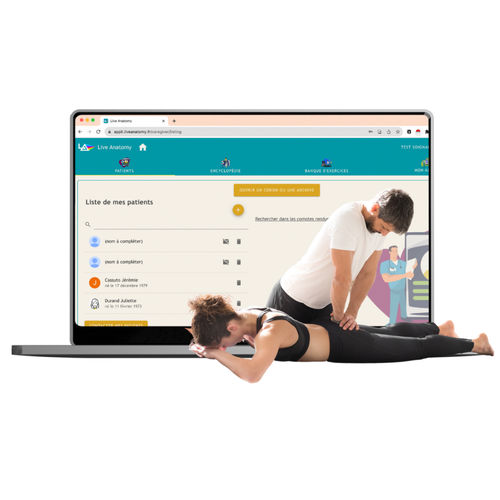 Management-Software - Live Anatomy - 3D-Visualisierung / medizinisch / Rehabilitation