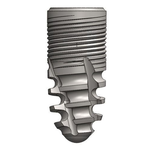 Konisches Zahnimplantat - IB3508 - Dental Evolutions, Inc - Titan / mit Innenverbindung / kurz