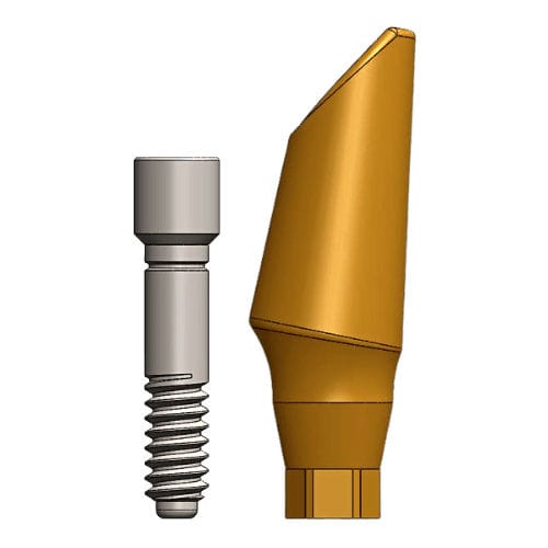 Implantat-Abutment / Titan - Dental Evolutions, Inc - mit Innenverbindung / gerade / gewinkelt