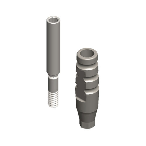 Analog für Dentalimplantat / Titan - AIMPRC - Dental Evolutions, Inc - gerade