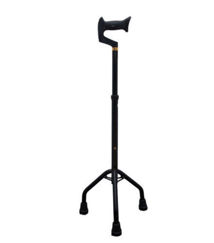 Gerundeter Griff Gehstock - Tripod Walking Stick - Alfacare - Dreifuß / rutschfest / höhenverstellbar
