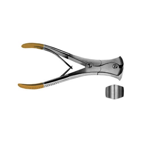 Zange für Veterinärorthopädie - 4770822T - HK Medical Instruments - zum Durchtrennen von Draht / Schneide / gebogen