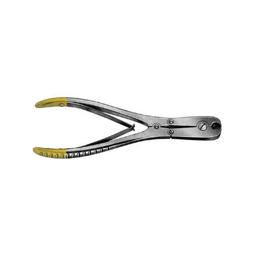 Zange für Veterinärorthopädie - 4770418T - HK Medical Instruments - zum Durchtrennen von Draht / Schneide / gebogen