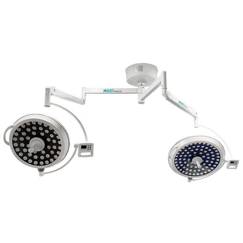 Deckenmontierte OP-Leuchte - MGE-SL1 - Medige International Industries - LED / mit 2 Armen / 110 V / 60 Hz