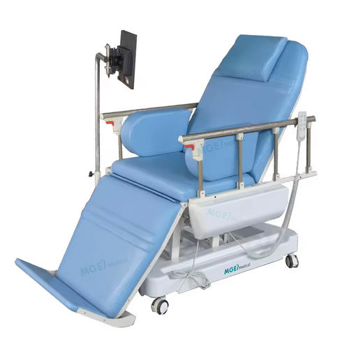 Elektrischer Behandlungsstuhl - MGE-CWE10 - Medige International Industries - dreiteilig / mit Fußstütze / für Chemotherapie