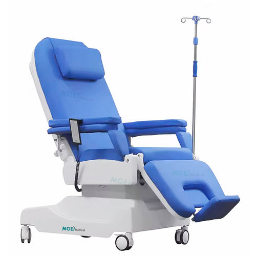 Elektrischer Behandlungsstuhl - MGE-CWE8 - Medige International Industries - dreiteilig / mit Fußstütze / für Chemotherapie