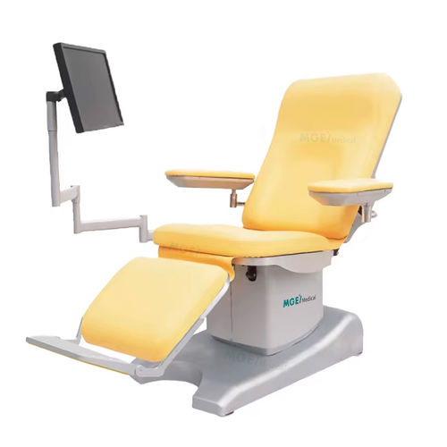 Elektrischer Hämodialysesessel - MGE-CWE7 - Medige International Industries - dreiteilig / mit Fußstütze / für Chemotherapie