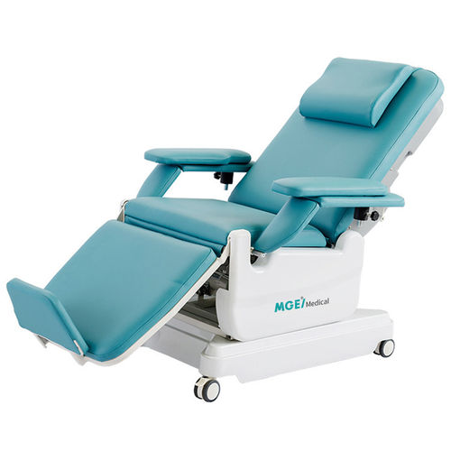 Dreiteiliger Blutentnahmesessel - MGE-CW24 - Medige International Industries - mit Fußstütze / ergonomisch / für Chemotherapie
