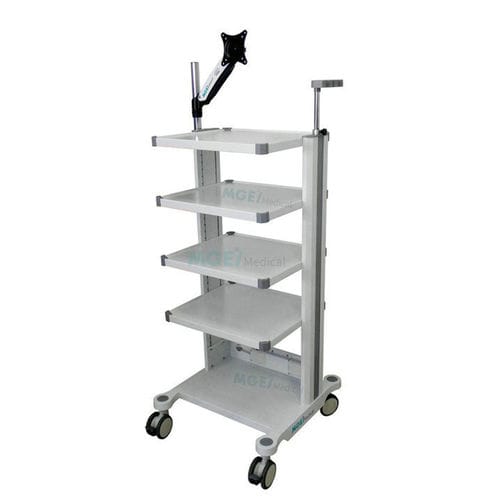 Medizinischer Wagen - MGE-MT15 - Medige International Industries - endoskopisch / Lager / 4 Regalbretter