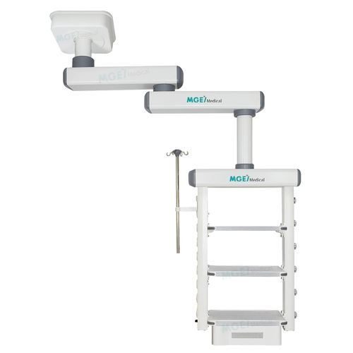 Deckenmontierter Verteilerarm - MGE-STP3D - Medige International Industries - für Endoskopie / mit Gelenk / mit Gondel