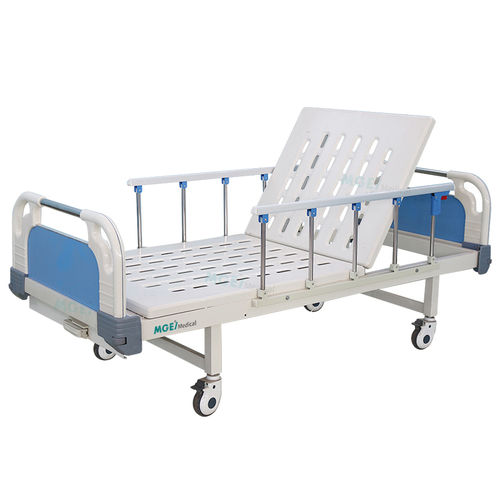 Krankenhausbett - MGE-M1B - Medige International Industries - manuell / auf Rollen / zweiteilig