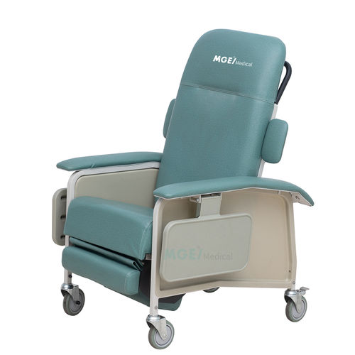 Neigbarer Ruhesessel - MGE-CW9 - Medige International Industries - auf Rollen / Leder