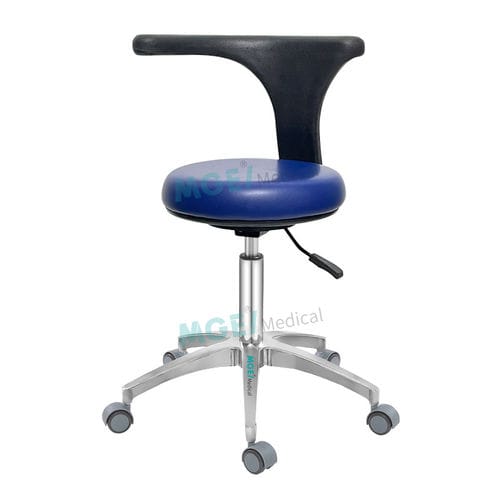Medizinischer Hocker - MGE-CWH2 - Medige International Industries - auf Rollen / mit Rückenlehne / ergonomisch