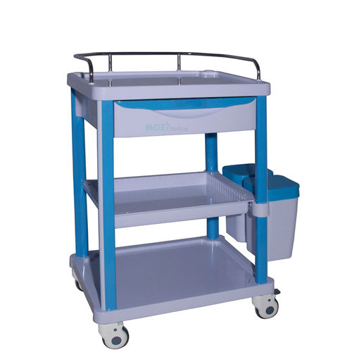Medikamentenwagen - MGE-T12D3CT - Medige International Industries - Edelstahl / Kunststoff / Aluminium