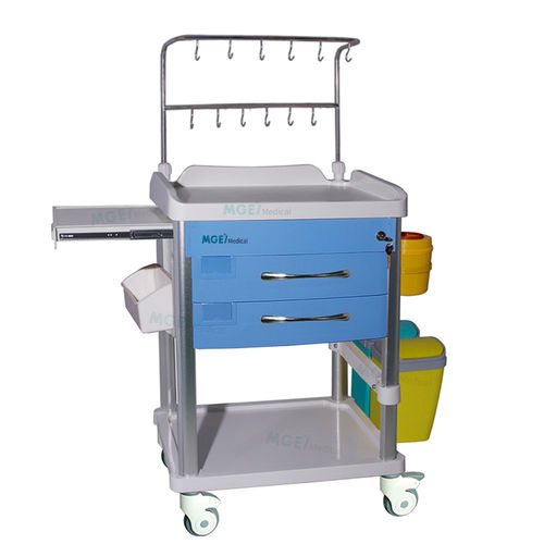 Pflegewagen - MGE-T26A4 - Medige International Industries - Edelstahl / Aluminium / mobil