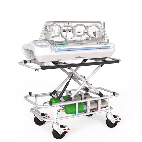 Neugeboreneninkubator für Transport - MGE-BN2DT - Medige International Industries - auf Rollen / höhenverstellbar