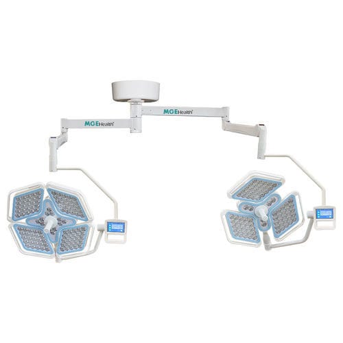 Deckenmontierte OP-Leuchte - MGE-SLD4 - Medige International Industries - LED / für OP-Saal / mit 2 Armen