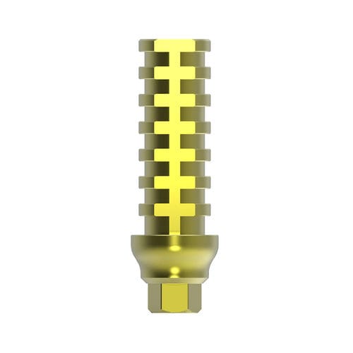 Implantat-Abutment / Titan - HEX RP TEMPORARY NON ROTATING ABUTMENT - IML Swiss Dental Implants - inneres Sechseck / gerade / temporär