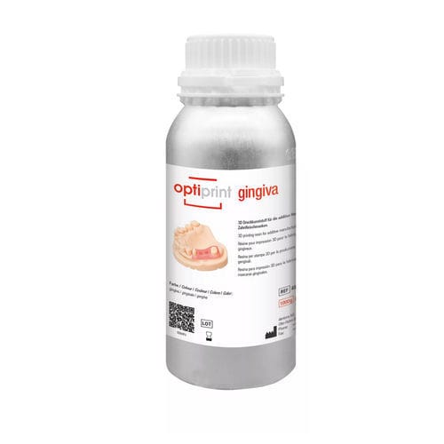 Zahnmedizinisches Material / Harz - optiprint gingiva 2.0  - Dentona AG - für 3D-Druck / gingival / photopolymerisierbar