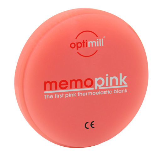 Zahnmedizinisches Material / Wachs - optimill memopink - Dentona AG - zur Dentalrestaurierung / für therapeutische Schienen / Gieß