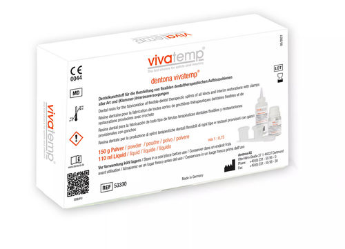 Zahnmedizinisches Material / Thermoplast - vivatemp ®  - Dentona AG - Harz / zur Dentalrestaurierung / für therapeutische Schienen