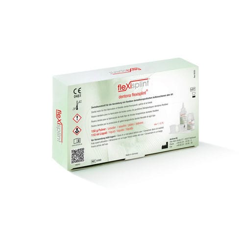 Zahnmedizinisches Material / Thermoplast - flexisplint ® - Dentona AG - Harz / für therapeutische Schienen / Pulver