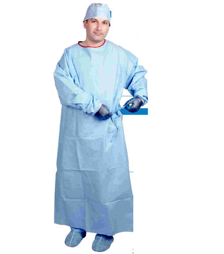 OP-Kittel / unisex - MEDCROSS™ - AGS Medical - aus Polyester / Einweg / atmungsaktiv