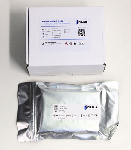 Testkit für Herzversagen - MMP-9 - FIRALIS GROUP - Plasma / ELISA / gefriergetrocknet