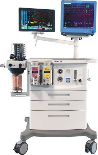 Rollenstativ-Anästhesiearbeitsplatz - Neptune Prime - Allied Medical Limited - Atmungsmonitoring / mit Ventilator / mit elektronischem Gasmischer