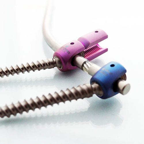 Stabilisierungssystem für Osteosynthese / LWS - Flex +2® - SpineVision - dorsaler Zugang / für Erwachsene
