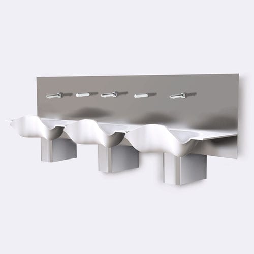Waschbecken für OP / 3 Arbeitsplätze - OR-L137 - LASA - Edelstahl / Corian® / elektronische Steuerung