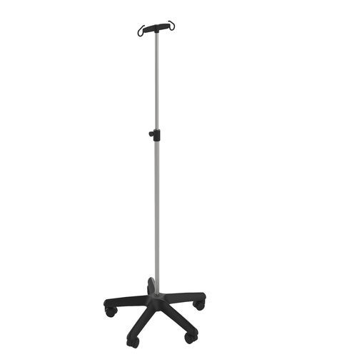 Bodenstehender Infusionsständer - AL-L010 - LASA - auf Rollen / 4 Haken / 2 Haken