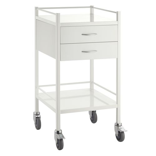 Medizinischer Wagen - PCT02 - Pacific Medical - Mehrzweck / für Transport / mit 2 Regalbrettern