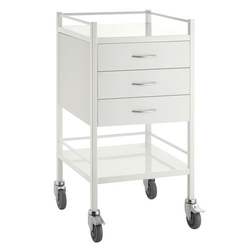 Medizinischer Wagen - PCT03 - Pacific Medical - Mehrzweck / für Transport / mit 3 Regalbrettern