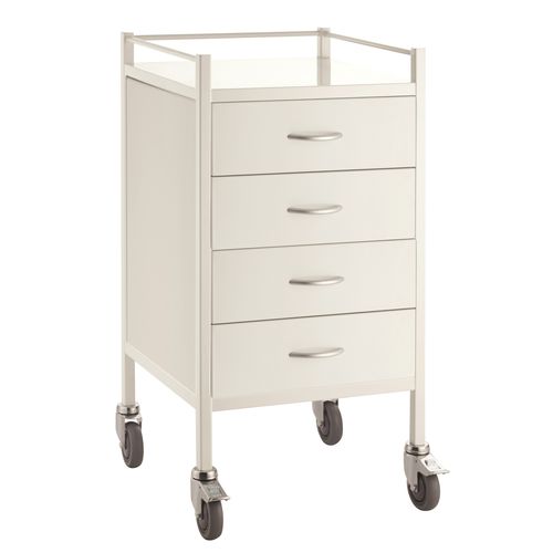 Medizinischer Wagen - PCT04 - Pacific Medical - Mehrzweck / für Transport / 4 Regalbretter