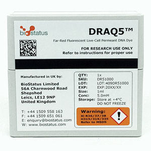 Reagenz / als Lösung - DRAQ5™ - BioStatus - Farbstoff / für Forschungszwecke / für die Histologie