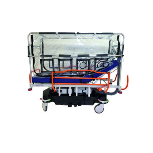 Biocontainment-Fahrtrage - MK 4 - Stretchers Industries - Isolation / hydraulisch / Trendelenburg