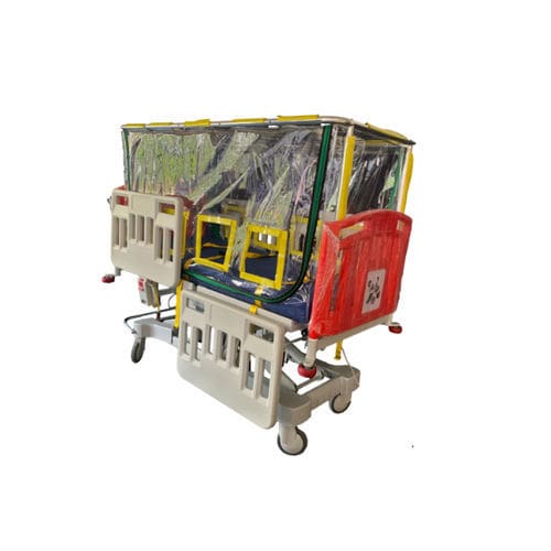 Biocontainment-Bett - MK 9 - Stretchers Industries - für Intensivpflege / zur Isolierung / elektrisch
